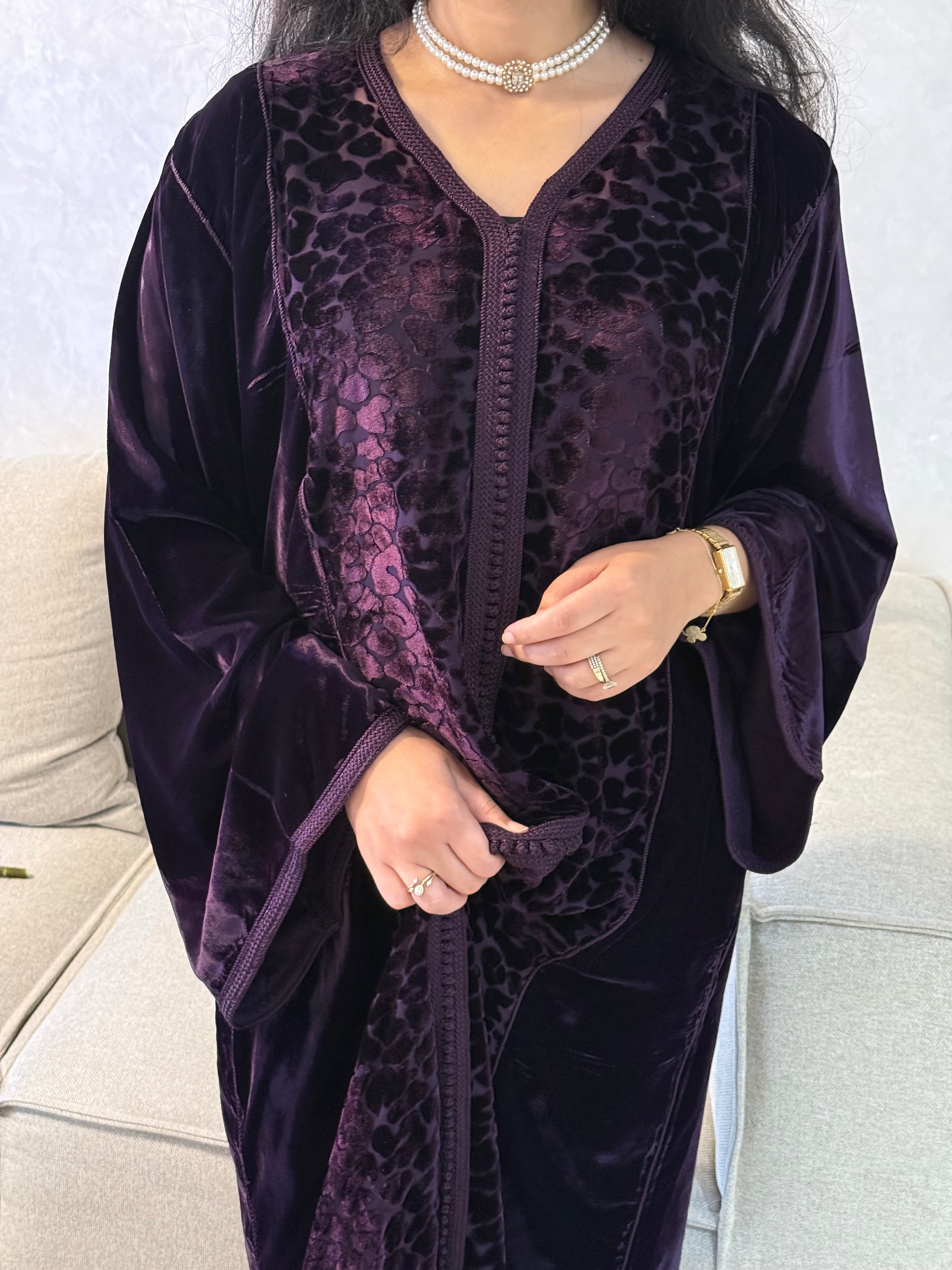 caftan velours
