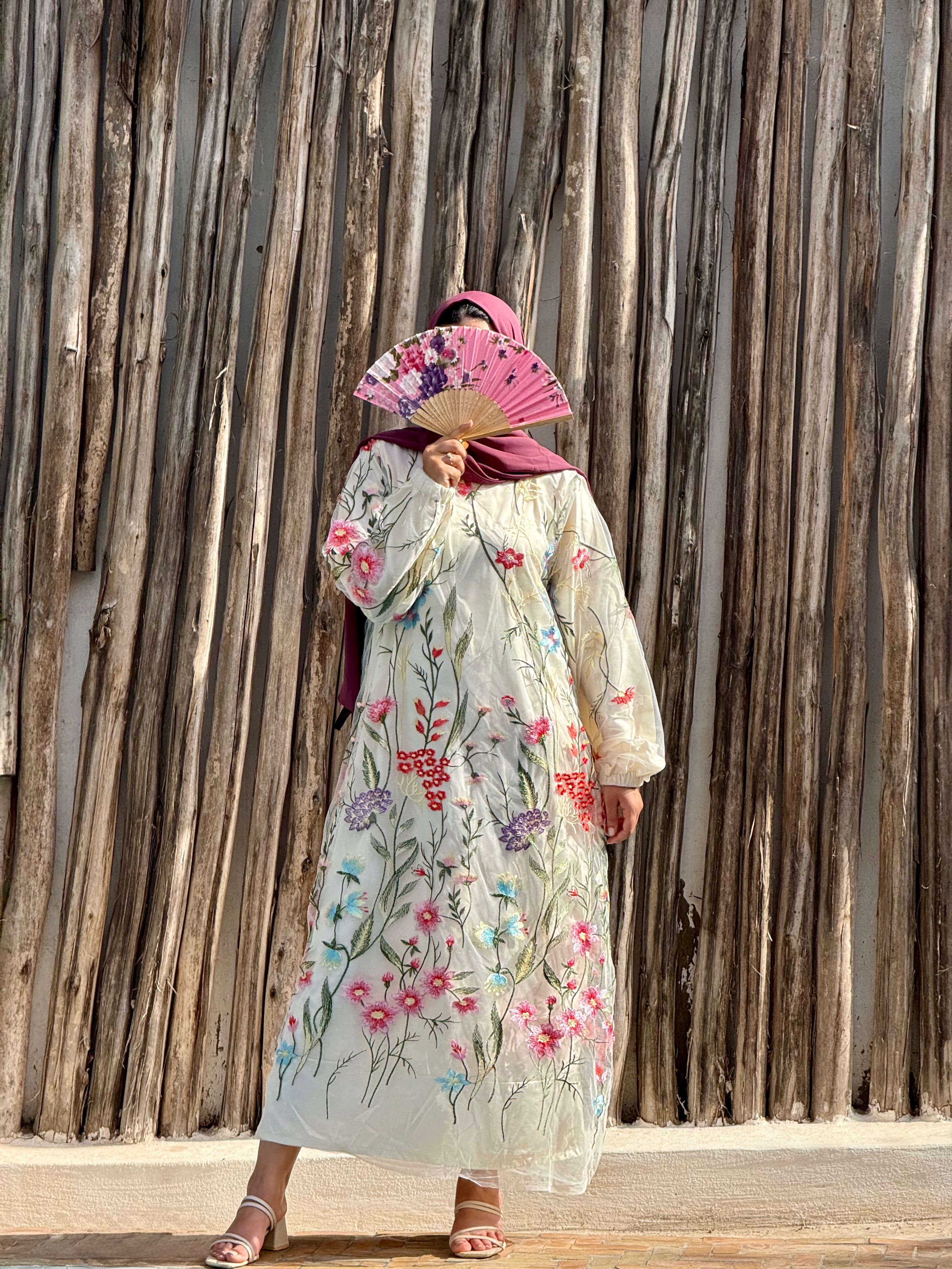 robe tulle fleuries